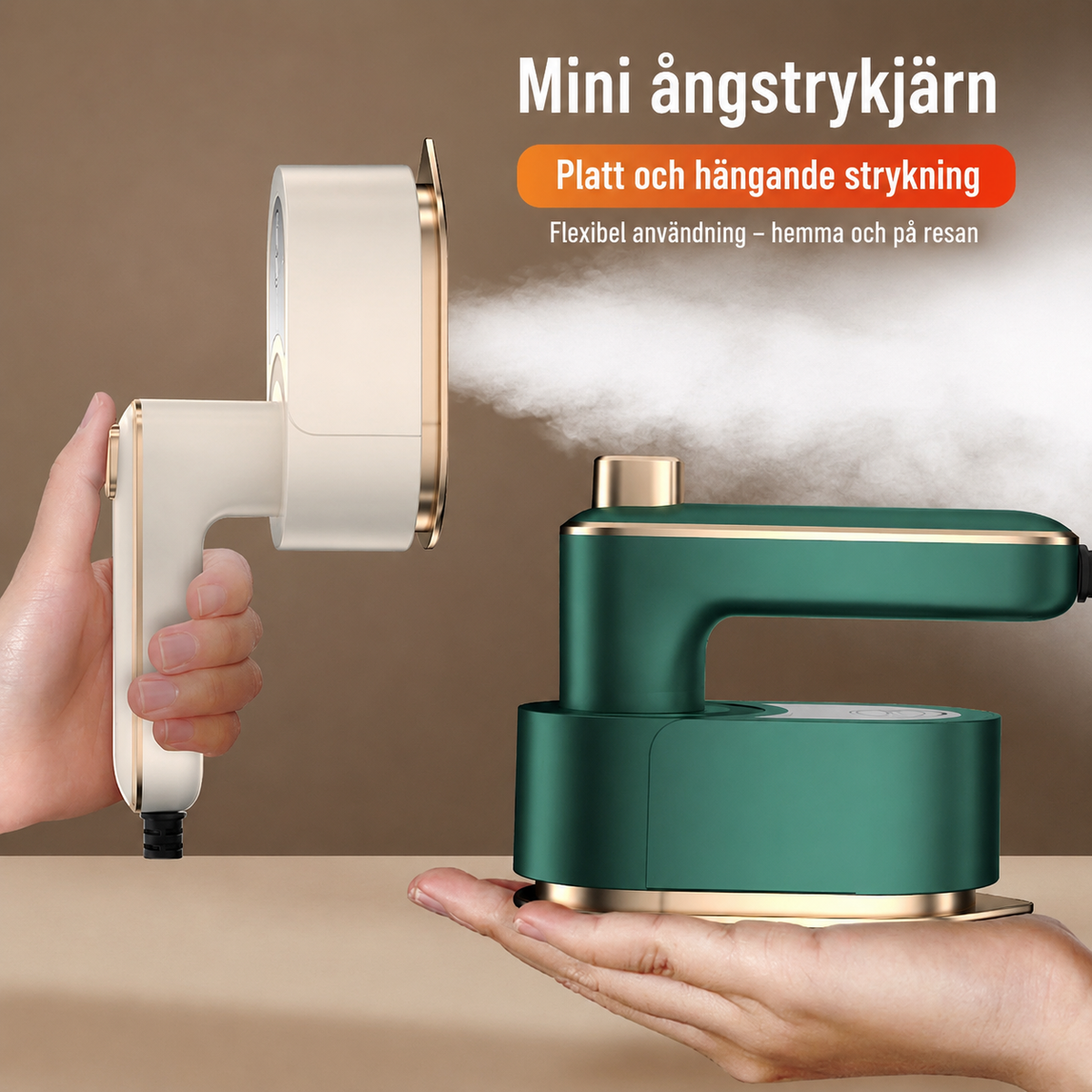 Smidig ångstrykjärn